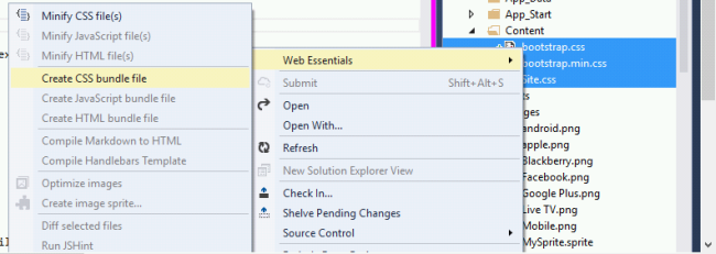 Bundling of CSS Files